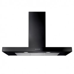 Rangemaster 105190 110cm Flat Cooker Hood in Black