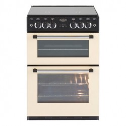 Belling 444443749 60cm Double Oven Gas Cooker in Cream Gas Hob