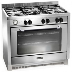 Baumatic BCG905SS 90cm Gas Range Cooker in Stainless Steel Single Oven