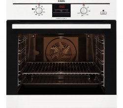 Aeg BE300362KW Electric Steam Oven in White