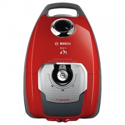 Bosch BGL8PETGB Power Animal Cyclinder Vacuum Cleaner, Red