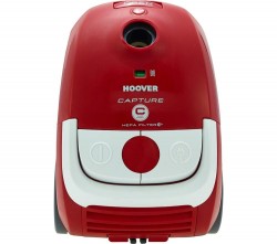 Hoover Capture CP71 CP01001 Cylinder Vacuum Cleaner - Red & White, Red