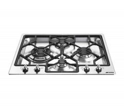 SMEG  Classic PGF64-4 Gas Hob - Stainless Steel, Stainless Steel