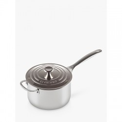 Le Creuset Signature 3-Ply Stainless Steel Saucepan, 20cm
