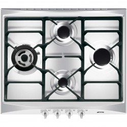 Smeg Cucina SR264XGH Integrated Gas Hob in Stainless Steel
