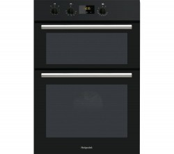 HOTPOINT  DD2 540 BL Electric Double Oven in Black