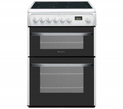 Hotpoint DSC60P Electric Ceramic Cooker in White