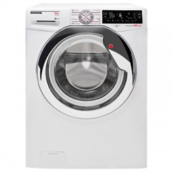 Hoover Dynamic Wizard DWT L610AIW3/1 Freestanding Wi-Fi Washing Machine, 10kg Load, A+++ Energy Rating, 1600rpm Spin in White/Chrome
