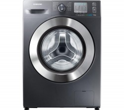 Samsung ecobubble WF70F5EDW4X Washing Machine - Graphite, Graphite