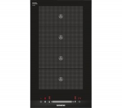 Siemens EH375MV17E Electric Induction Domino Hob in Black