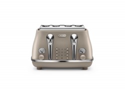 Delonghi Elements Desert Beige 4 Slot Toaster