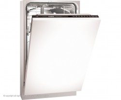 AEG F55402VI0P Integrated Slimline Dishwasher in Black