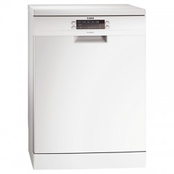 AEG F66609W0P Freestanding Dishwasher in White