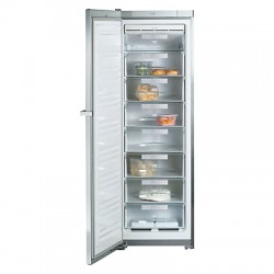 Miele FN14827SED/CS-1 Freestanding Freezer, A++ Energy Rating, 60cm Wide, Silver