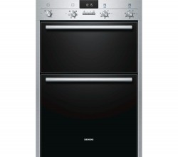 Siemens HB43MB520B Electric Double Oven - Stainless Steel, Stainless Steel
