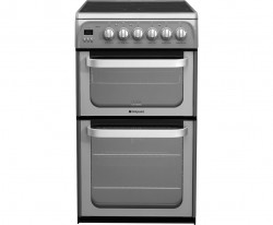 Hotpoint HUE52GS Free Standing Cooker in Graphite