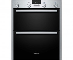 Siemens IQ-100 HB43NB520B Built Under Double Oven in Stainless Steel
