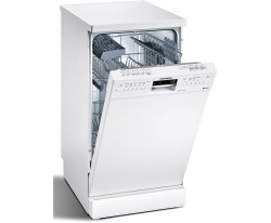 Siemens IQ-500 SR26M231GB Free Standing Slimline Dishwasher in White