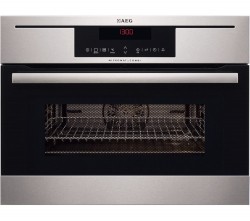 Aeg KM8403021M Built-in Combination Microwave - Stainless Steel, Stainless Steel