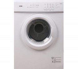 Logik LVD7W15 Vented Tumble Dryer in White