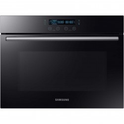 Samsung Prezio NQ50H5537KB Integrated Microwave Oven in Black Glass