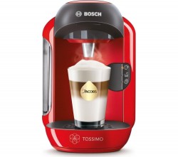 Bosch Tassimo Vivy II TAS1253GB Hot Drinks Machine - in Red
