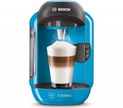 Bosch Tassimo Vivy II TAS1255GB Hot Drinks Machine - Blue, Blue