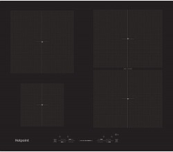 Hotpoint Ultima CIS 641 F B Electric Induction Hob in Black