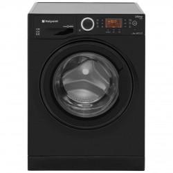 Hotpoint Ultima S-Line RPD9467JKK Free Standing Washing Machine in Black