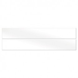 Smeg UMGB Set of 2 Matt Glass Upstands in White