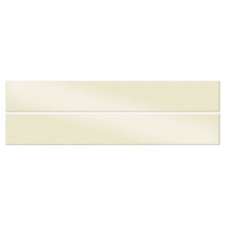 Smeg UPGP Set of 2 Plain Glass Upstands in Cream