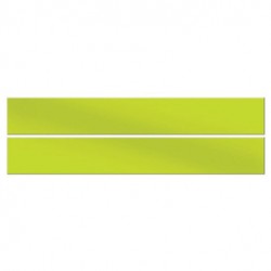 Smeg UPGVE Set of 2 Plain Glass Upstands in Lime Green