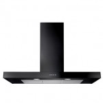 Rangemaster 105260 100cm Flat Cooker Hood in Black