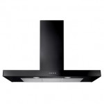 Rangemaster 105330 90cm Flat Cooker Hood in Black