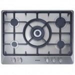Stoves 444440878 70cm 5 Burner Gas Hob in St Steel Cast Iron Pan Stand