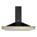 Stoves 444443562 100cm Richmond Chimney Hood With Rail in Champagne Mk