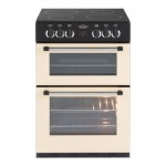 Belling 444443751 60cm Double Oven Electric Cooker in Cream Ceramic Ho