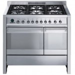 Smeg A2PY 8 100cm Opera Dual Fuel Double Oven Range Cooker in St St