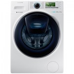 Samsung AddWash WW12K8412OW/EU Washing Machine, 12kg Load, A+++ Energy Rating, 1400rpm Spin in White