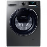 Samsung AddWash WW90K6410QX/EU Washing Machine, 9kg Load, A+++ Energy Rating, 1400rpm Spin, Inox