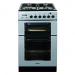Baumatic BCG520SL 50cm Slot in Twin Cavity Gas Cooker in Silver