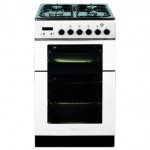 Baumatic BCG520W 50cm Slot in Twin Cavity Gas Cooker in White