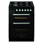 Baumatic BCG625BL 60cm Slot in Twin Cavity Gas Cooker in Black