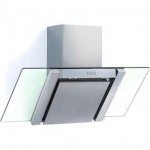Baumatic BE700GL 70cm Angled Glass Chimney Hood in Stainless Steel