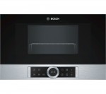 Bosch BEL634GS1B Built-in Microwave with Grill - Stainless Steel, Stainless Steel