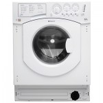 Hotpoint BHWM129 Integrated Washing Machine, 6.5kg Load, A+ Energy Rating, 1200rpm Spin in White