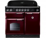 Rangemaster Classic CLAS100EICY/C Free Standing Range Cooker in Cranberry / Chrome