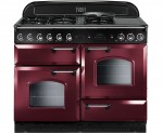 Rangemaster Classic CLAS110DFFCY/C Free Standing Range Cooker in Cranberry / Chrome