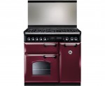 Rangemaster Classic CLAS90LDFCY/C Free Standing Range Cooker in Cranberry / Chrome