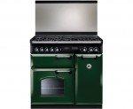 Rangemaster Classic CLAS90LDFRG/C Free Standing Range Cooker in Green / Chrome